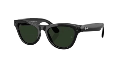 Смарт-очки Ray-Ban Meta Skyler Gen 2 Standard Shiny Black Frame / Clear to Graphite Green Transit.Lenses (RW4014 601/1M 52-20)