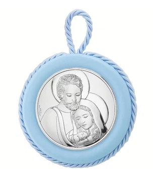 Детская иконка в коляске для хлопчика блакитний 7,5см Valenti & Co. (10544 1c)