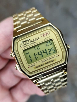 Мужские часы Casio A158WETG-9A Retro Vintage