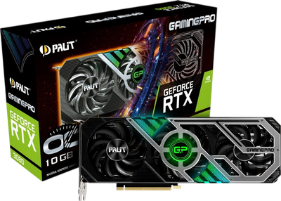 Відеокарта GeForce RTX 3080 10GB Palit GamingPro OC (NED3080S19IA-132AA) Б/В