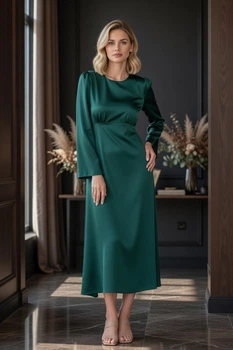 Смарагдова сукня міді FashionYouWant XXL смарагдова 43446470