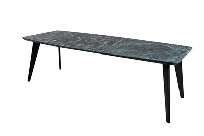 Стіл DETROIT 240*100*76 Laminam Verde Alpi Lucidato (5mm)