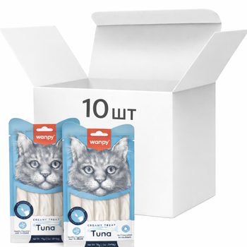 Жидкое лакомство для котов Wanpy Creamy Lickable Treats Tuna тунец (RAC-5410)