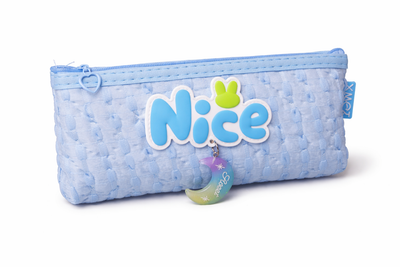 Пенал-косметичка "Nice" 20*8*4 (77-17) БЛАКИТНИЙ -- pk610-2