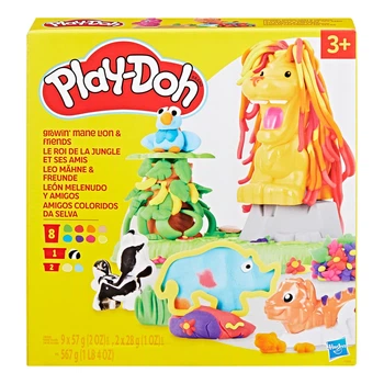 Набор для лепки Hasbro Play-Doh Лев и друзья F7221