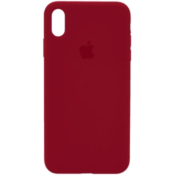 Чохол Avantis силіконовий Full Silicone Case for iPhone X / Xs Rose Red