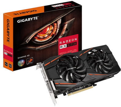Видеокарта AMD Radeon RX 570 4GB Gigabyte Gaming (GV-RX570GAMING-4G) Б/У