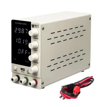 Лабораторный импульсный блок питания Best BST-3010D с цифровой индикацией 30V 10A и USB 5V 2A
