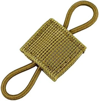 Фіксатор тримач туристичний еластичний MOLLE кріплення фастекс койот