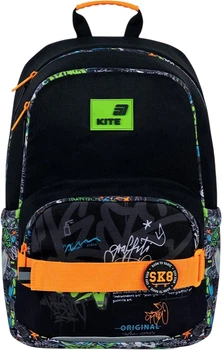 Рюкзак шкільний Kite Education 585M для хлопчика Чорний 40x29x14см 12 л легкий Ортопедичний 1-4 клас спинка Ergo Kids (K26-585M-4)