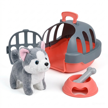Маленький улюбленець “Собачка” Pet Park RA 001-12, ходити, звуки, перенесення, аксесуари, на батарейках