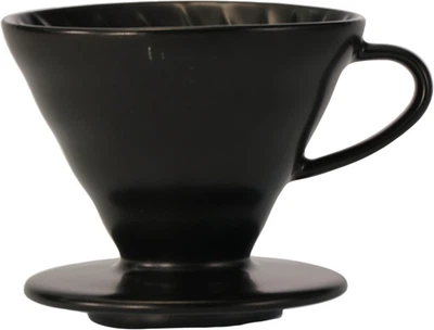 Пуровер Hario V60 02 чорний на 1-4 чашки (4977642729780)