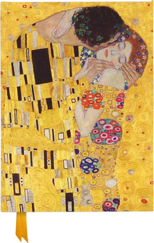 Блокнот Flame Tree Густав Клімт Поцілунок в лінійку 24.5 x 18.2 см 128 сторінок (9781804177709)