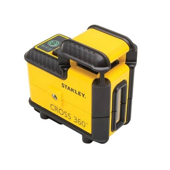 Рівень лазерний STANLEY "Cross360", 4 батарейки тип АА, зелений промінь, вага 0.7 кг (STHT77594-1)