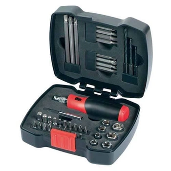 Набір бит BLACK+DECKER, Phillips, Pozidriv, Torx, Hex, PZ1, PZ2, PZ3, PH1, PH2 x2, PH3 SL4, SL6, SL7.2, T9, T15, T20, T25, T30,