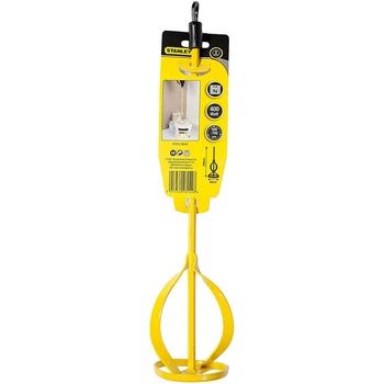 Міксер STANLEY"Joint Compound Mixer" для розмішування фарби і суміші для затирання, L= 400мм, d=80 мм, мінімальне навантаження 5
