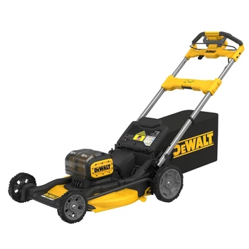 Газонокосарка акумуляторна самохідна безщіткова DeWALT, 2х18 В XR Li-lon 8 Аг, ширина косіння 53 см, 2 акумулятори, зарядний