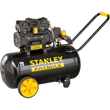 Компрессор повітряний поршневий STANLEY FATMAX FMXCMS1550HE, продуктивність 160 л/хв, потужність 1.1 кВт, тис 8 Бар, об'єм ресивера