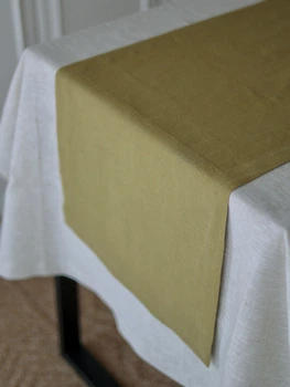 Столовая дорожка из вареного льна Leglo Spring - 40х150