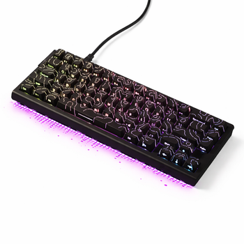 Клавиатура ATTACK SHARK X68 HE Black-Contour Line, 65%, RGB, Outemu Jade White Magnetic, 8KHz, USB-C | Геймерская