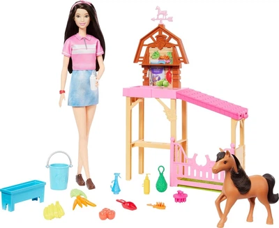 Ігровий набір Барбі Конюшня для поні Barbie Stable with Small Pony Mysteries: The Great Horse Chase (HXJ40)
