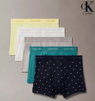 Чоловічі труси боксери Calvin Klein набір з 5шт різного кольору (trunk) розмір M