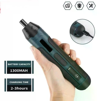 Акумуляторный мини-шуруповерт (электроотвертка) 3.6В USB-зарядка. HEX 1/4, LED-подсветка