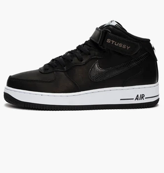 Чоловічі кросівки Stussy Air Force 1 Mid Sp чорні 47.5