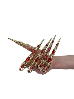 Кігті в камінні Cristal, в наборі 5 шт SETA Decor 25-530GL-RD