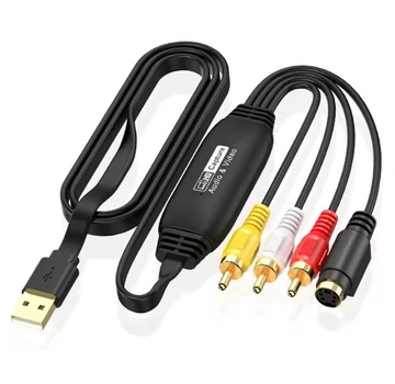 USB AV-рекордер відеоконвертер AV RCA - USB 1080p VHS TV DVD VCR 30Гц