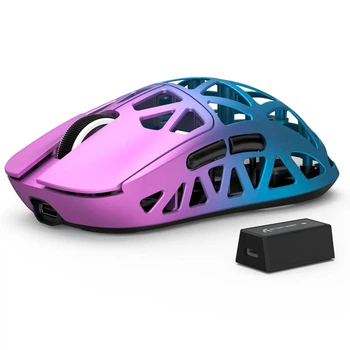 Бездротова ігрова мишка Attack SHARK R2 (8K Гц, 2.4G, BT5.2, Type-C, 42000DPI, Фіолетовий & Синій)