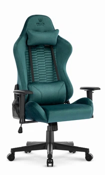 Геймерське крісло Hell's Chair HC-2000 Green тканина
