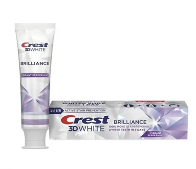 Зубна паста відбілююча Crest 3D White Brilliance Vibrant Peppermint 68 г
