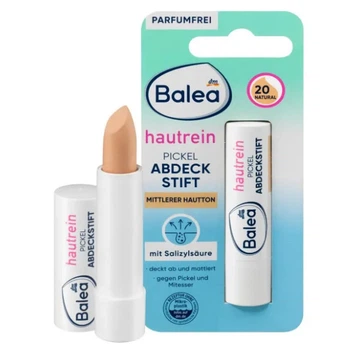 Консиллер от прыщей Color 20 Натуральный тон кожи Balea Pickel Abdeckstift Hautrein Farbe 20 Heller Hautton 4,