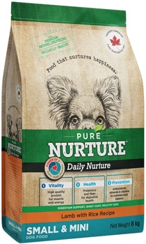 Сухий корм Pure Nurture Daily Power of 3 з ягням та рисом для дорослих собак малих та мініатюрних порід 8 кг (614141030095)