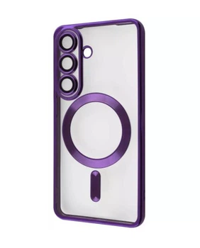 Чехол WAVE Metal Color Case with Magnetic Ring Samsung Galaxy S26 Plus с защитой камеры Deep Purple
