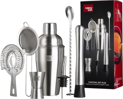 Zestaw akcesoriów do koktajli Vacu Vin Cocktail Plus 7 elementów (8714793788916)