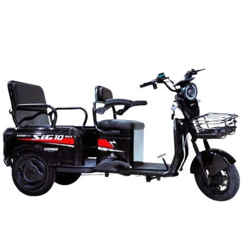 Електричний трицикл Corso SIG-10 MAX SM-302088 (1200W, 72V/36Ah) - Чорний