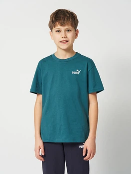 Підліткова футболка для хлопчика Puma Essentials Small No.1 Logo 68492041 146-152 см Emerald Ice (4069161732003)