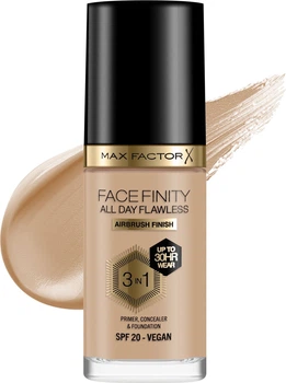 Крем тональный для лица 33 - Crystal Beige Max Factor Facefinity All Day Flawless 3-in-1 Foundation