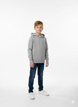 Худи на флисе H&M 110/116 Серый 0982964
