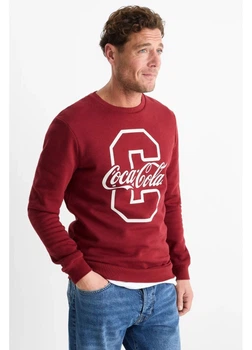 Свитшот на флисе C&A XXL Бордовый 2224009