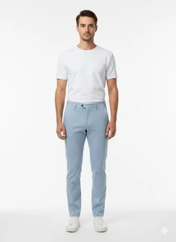 Штани SHEIN 2XL Блакитний 34-0028