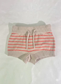 Шорты H&M 68 Бежевый 31-0391_оранж.полоски