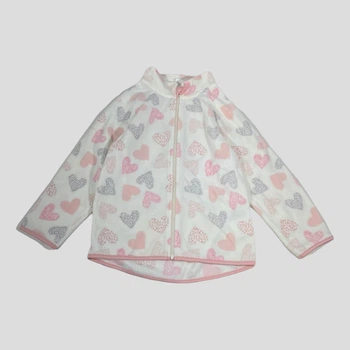 Толстовка H&M 104 Білий 32-0072_сердечки