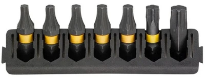 Набор бит DeWalt FlexTorq 25 мм Т15 Т20 Т25 Т30 Т40 7 шт (DT70816)