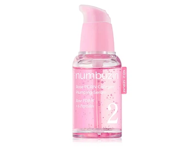 Зволожуюча сироватка для пружності обличчя з пептидами Numbuzin No.2 Rose PDRN Collagen Plumping Serum, 30мл (8809652589718)