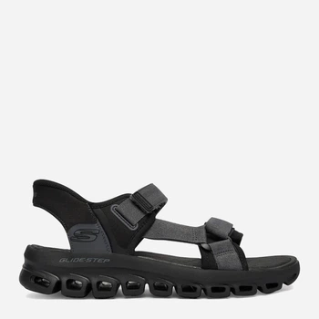 Чоловічі сандалії Skechers Glide Step Sandal Dovah 233382-BBK 41 Чорні (199025989640)