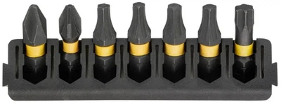 Набор бит DeWalt FlexTorq 25 мм Рh2 Pz2 Т20 Т25 Т30 7 шт (DT70810)