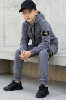 Спортивний костюм Stone Island сірий на 9років 140см арт0293